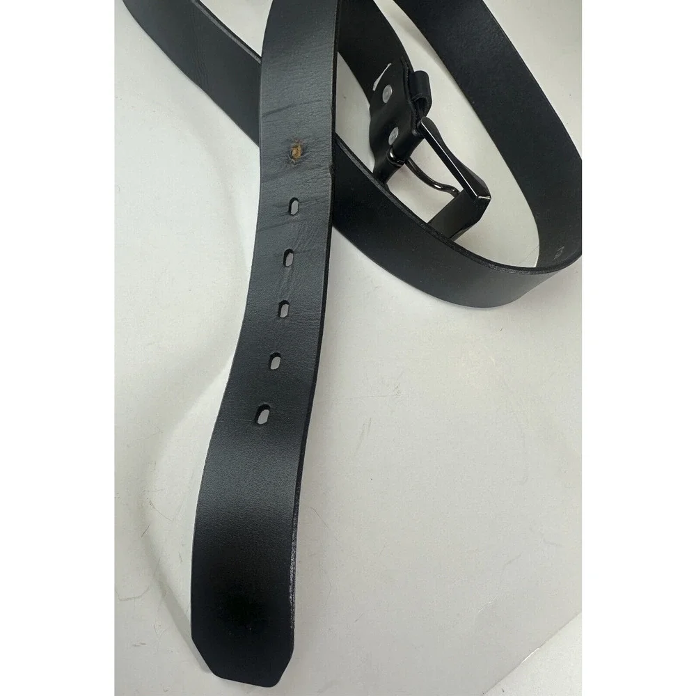 Levi's 100% Genuine Leather Belt in Smooth Leather Black 17LV0204 Men's Size 44